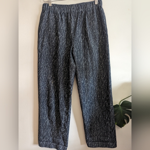 High waisted patterned pants - Picture 1 of 6